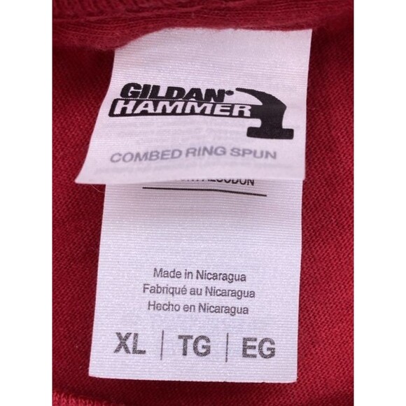 COADM Tour '19 Tee XL Red Motorcycle Graphic Shirt Hip Hop Concert B11 - Picture 8 of 9